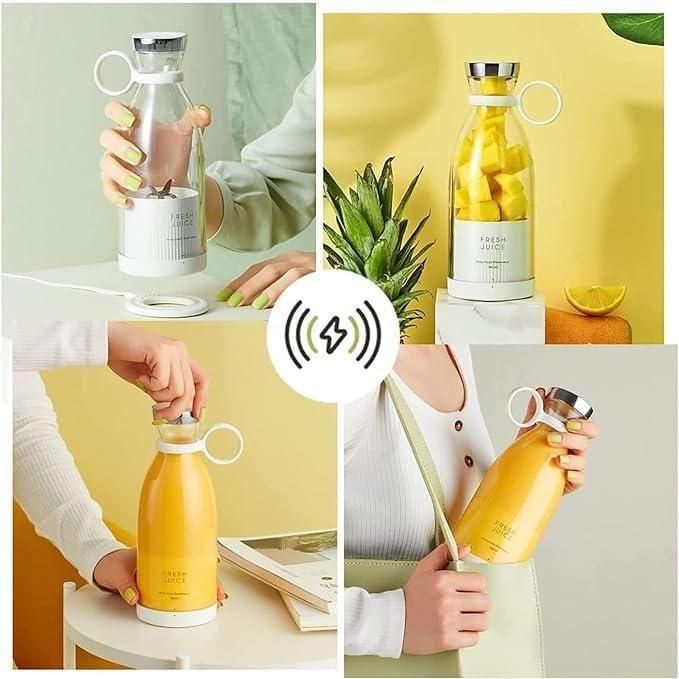 Portable USB Blender Bottle – Compact Rechargeable Mixer